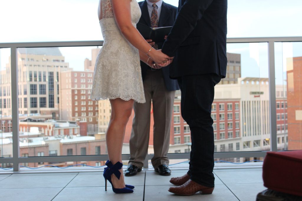 UP on the Roof wedding