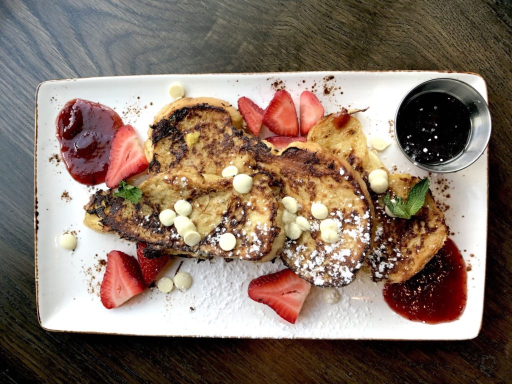 French toast at UP on the Roof!
