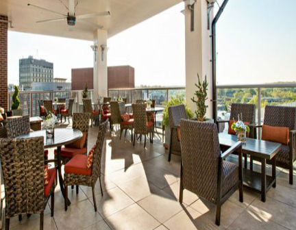 The Perfect Spot for Lunch in Greenville: UP on the Roof