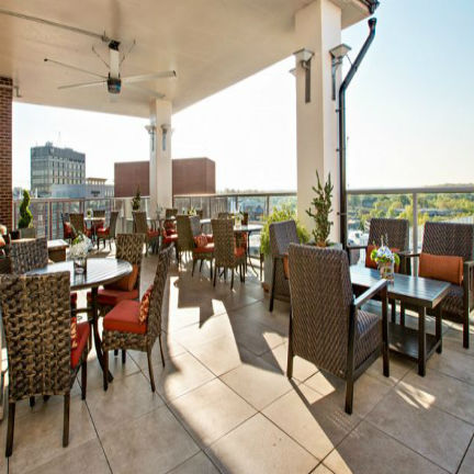 Rooftop Patio in Downtown Greenville