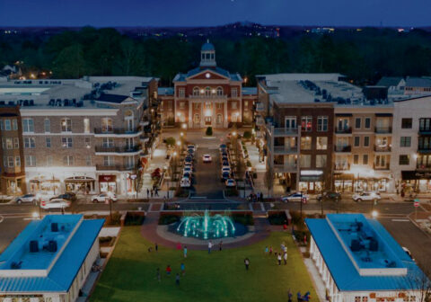 Take in the Fall Views from Our Rooftop in Alpharetta, GA