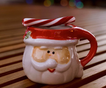 Santa Mug Drink at UP on the Roof's Holiday Pop-Up Bar, Elf'd UP