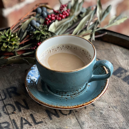 Cup of Tea at Brunch with Santa at UP on the Roof