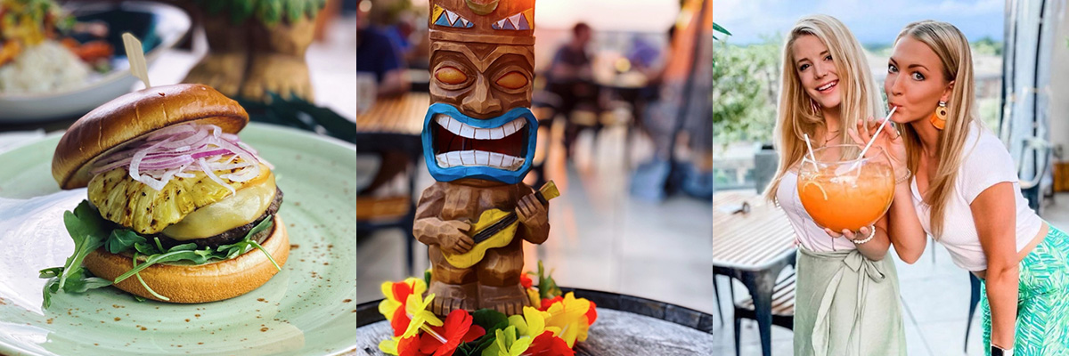 Visit our Surf’s UP Tiki Bar Pop-Up this summer at UP on the Roof, with rooftop restaurants in Alpharetta, GA and Anderson and Greenville, SC.