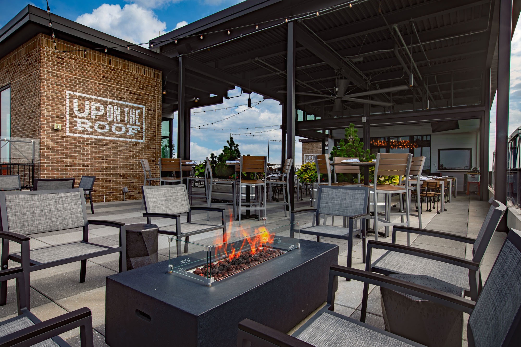 Anderson Outdoor Patio and Firepits at UP on the Roof