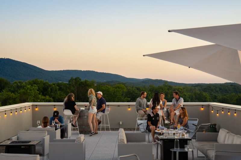 Rooftop Sunset in Charlottesville