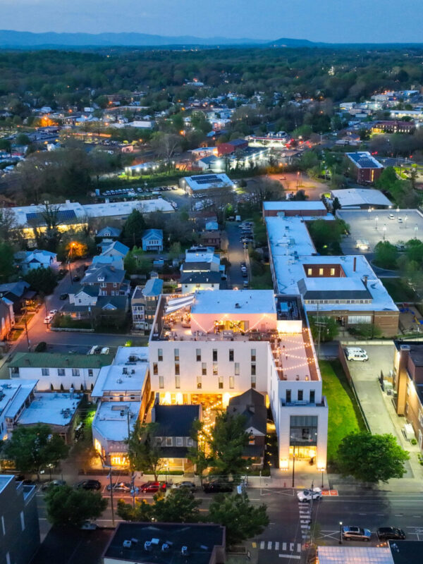 The Doyle Hotel at Dusk