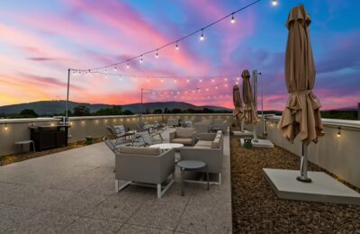 Beautiful Sunset from the Rooftop