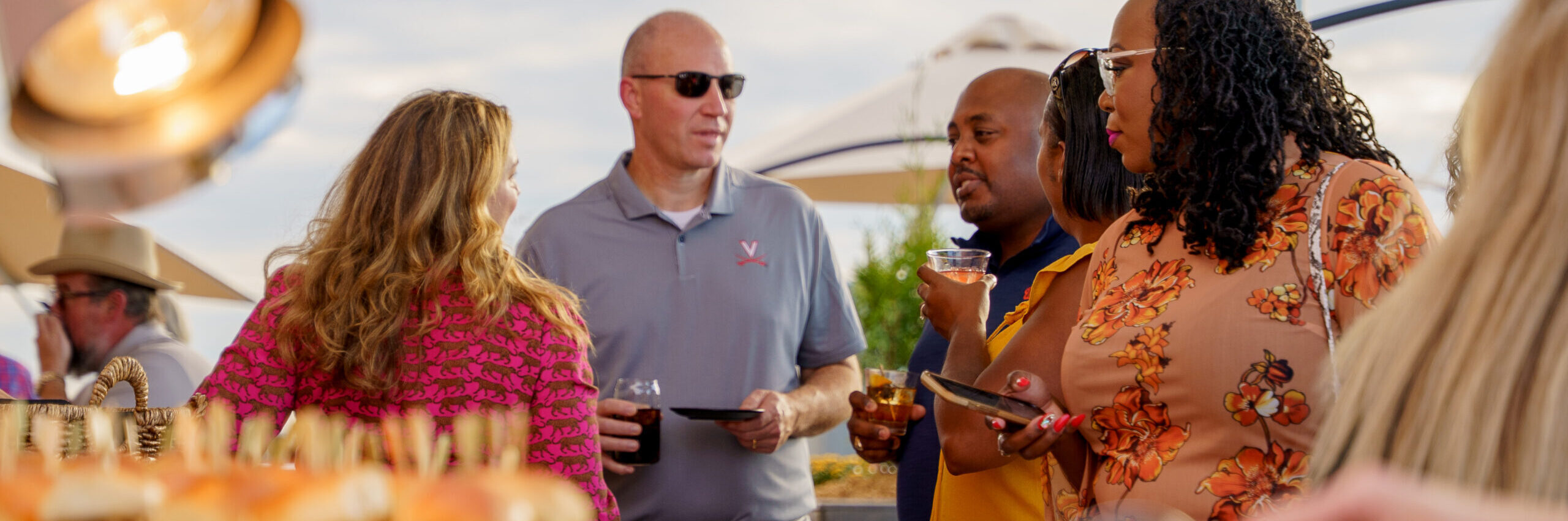 Rooftop event in Charlottesville