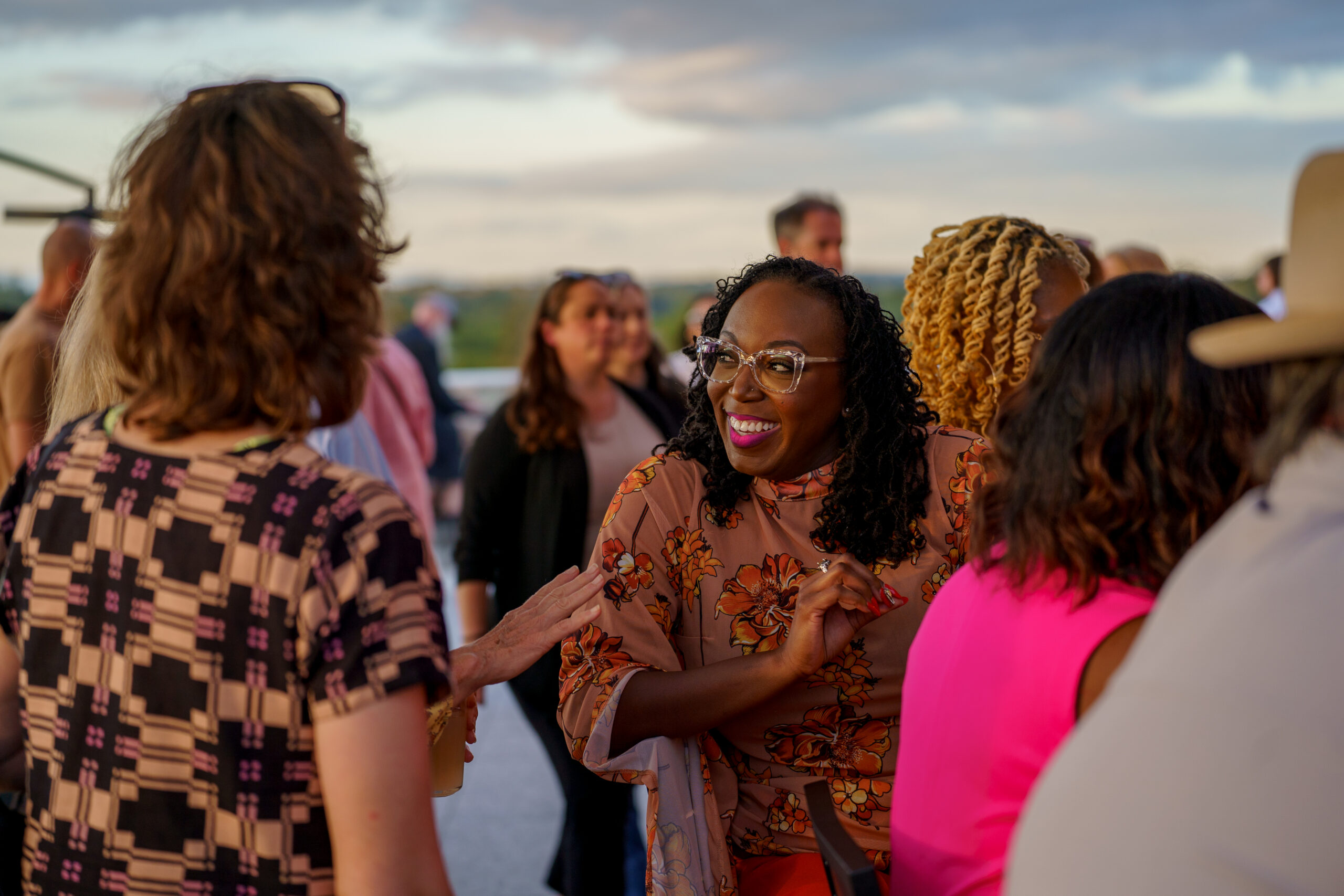 Private party at UP on the Roof in Charlottesville
