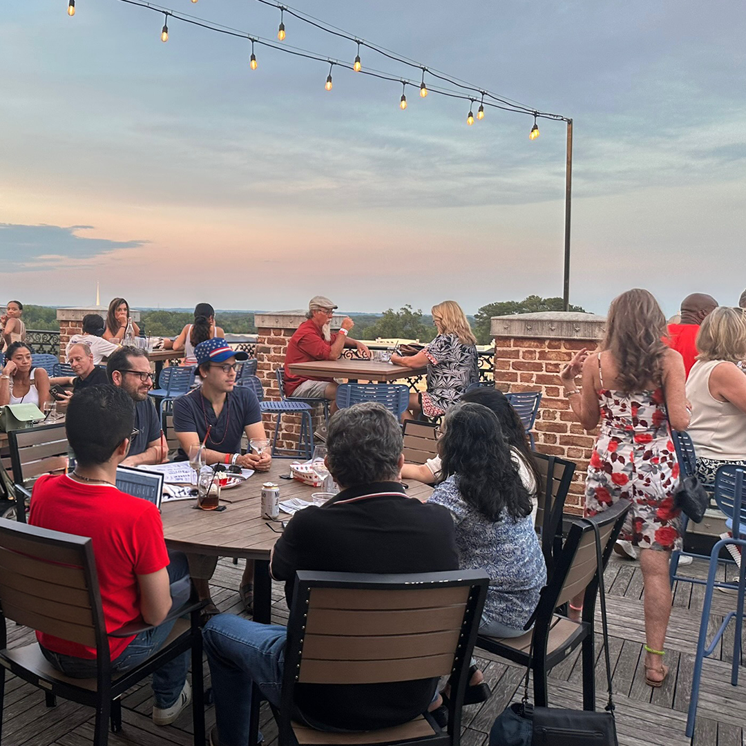 4th of July rooftop Dining