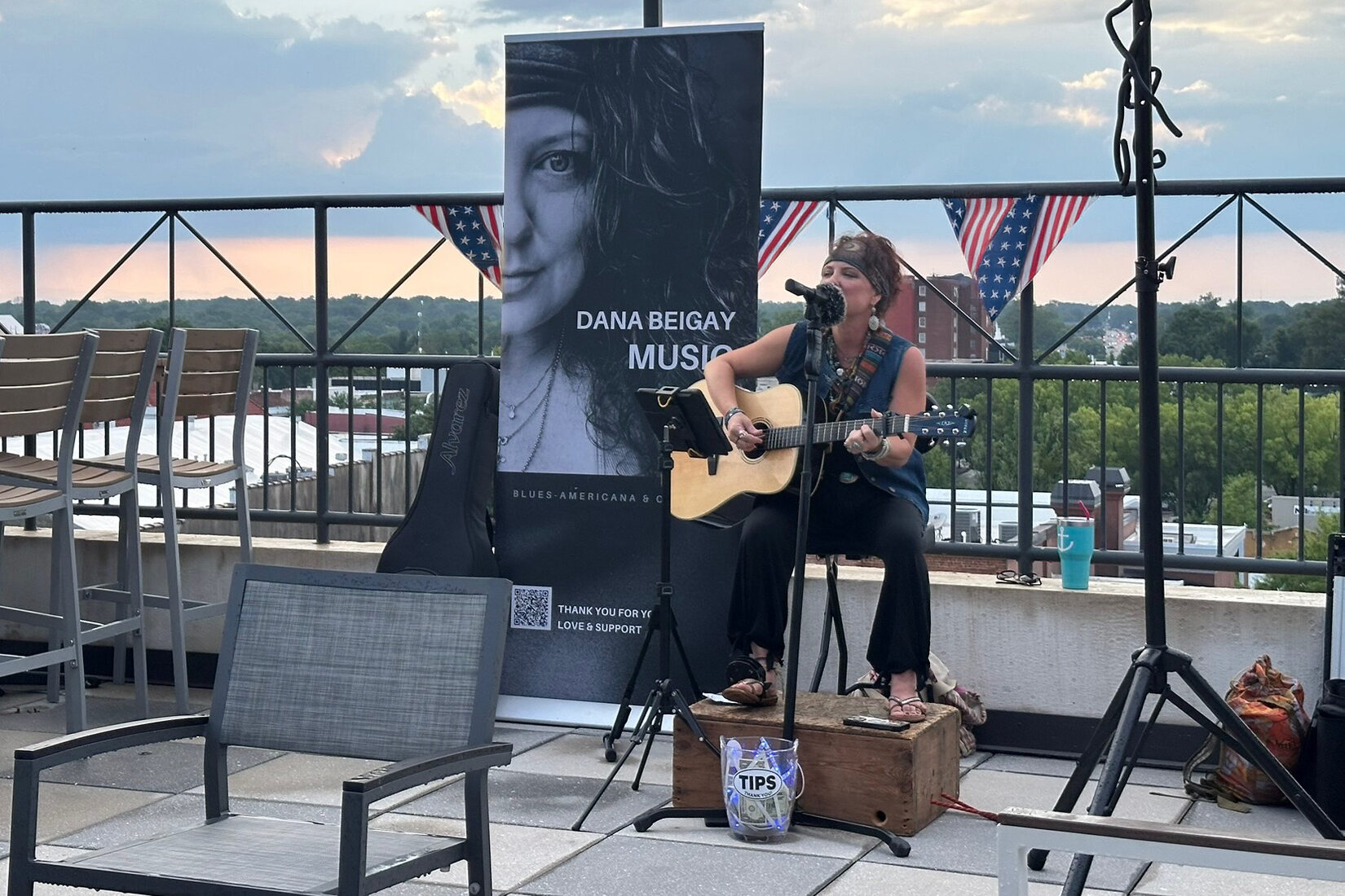 Dana Beigay at UP Anderson on July 4th