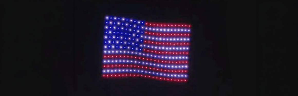 Drone Show American Flag