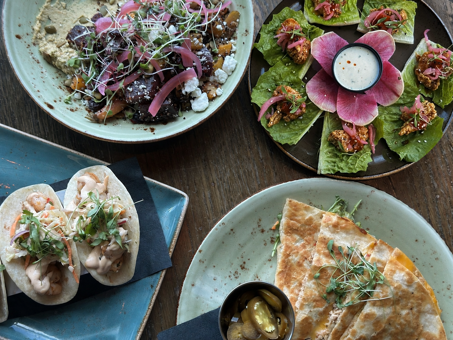 Restaurant Week Food Spread