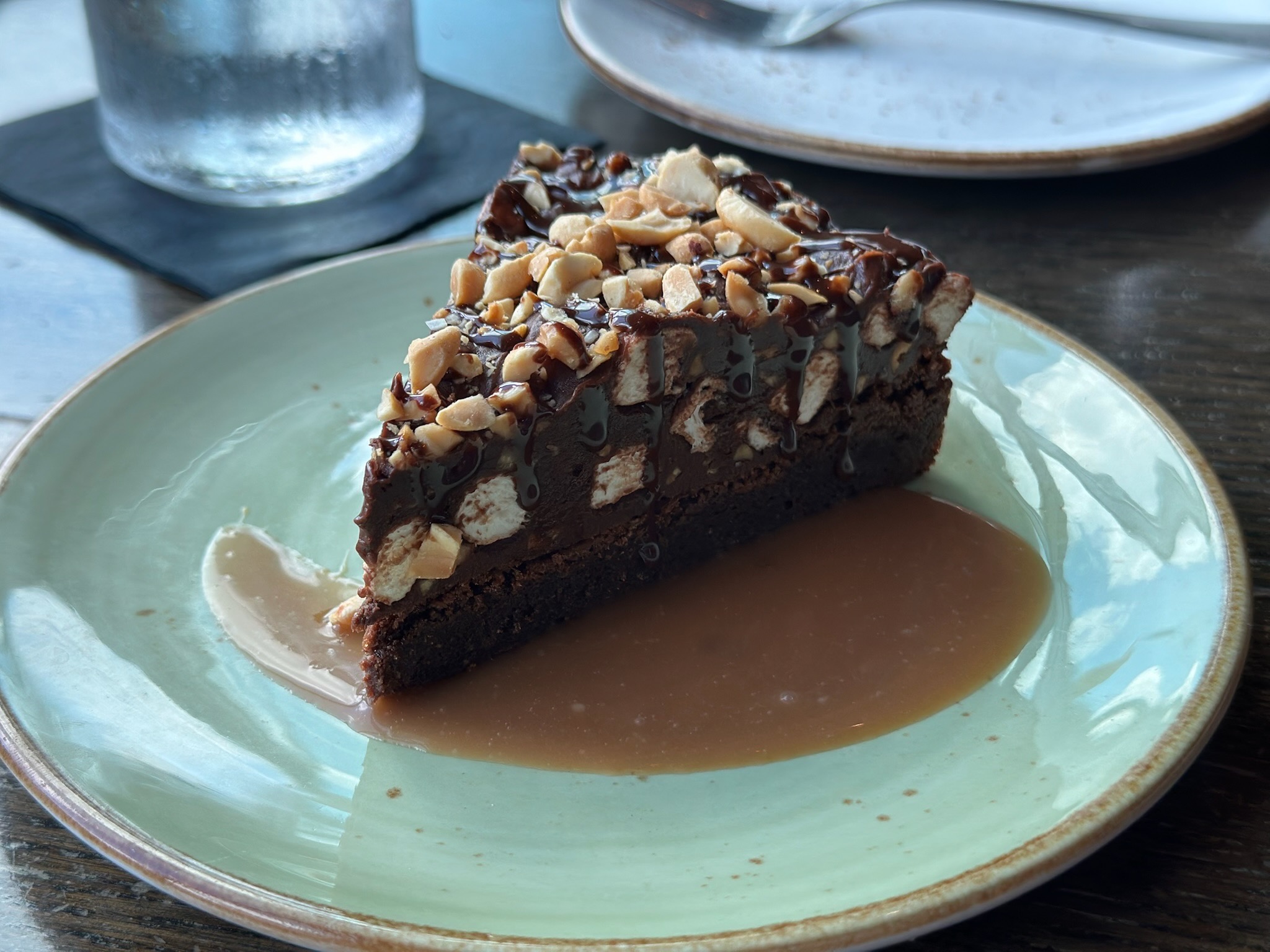 Brownie Points dessert from UP on the Roof rooftop restaurant