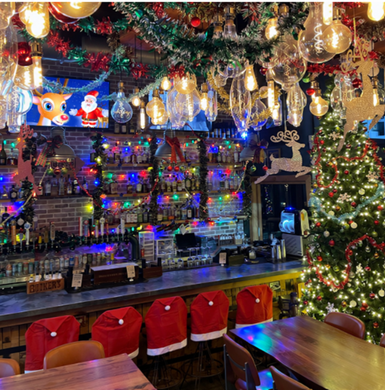 UP Anderson decorated for Elf'D UP