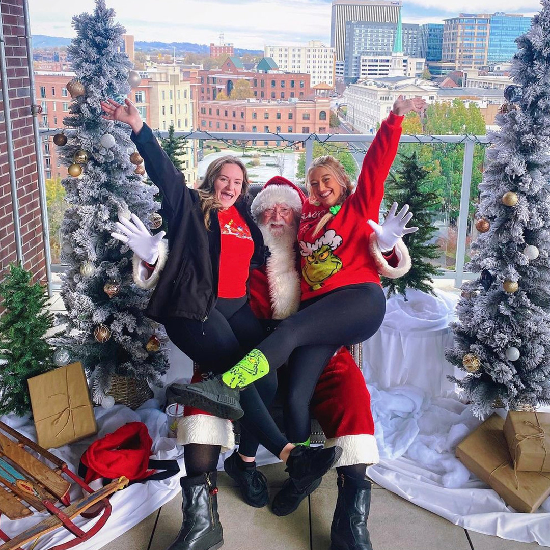 Santa and Friends at UP Greenville