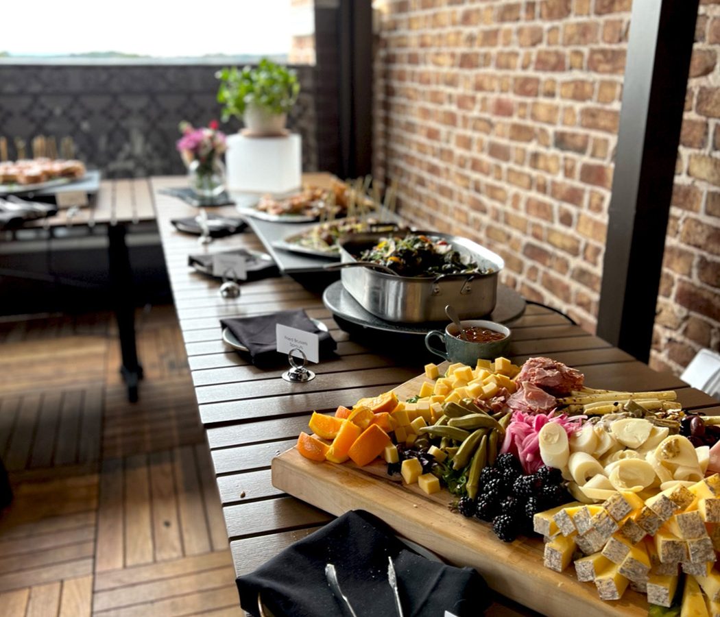 Private Event Food Spread at UP on the Roof in Alpharetta, GA